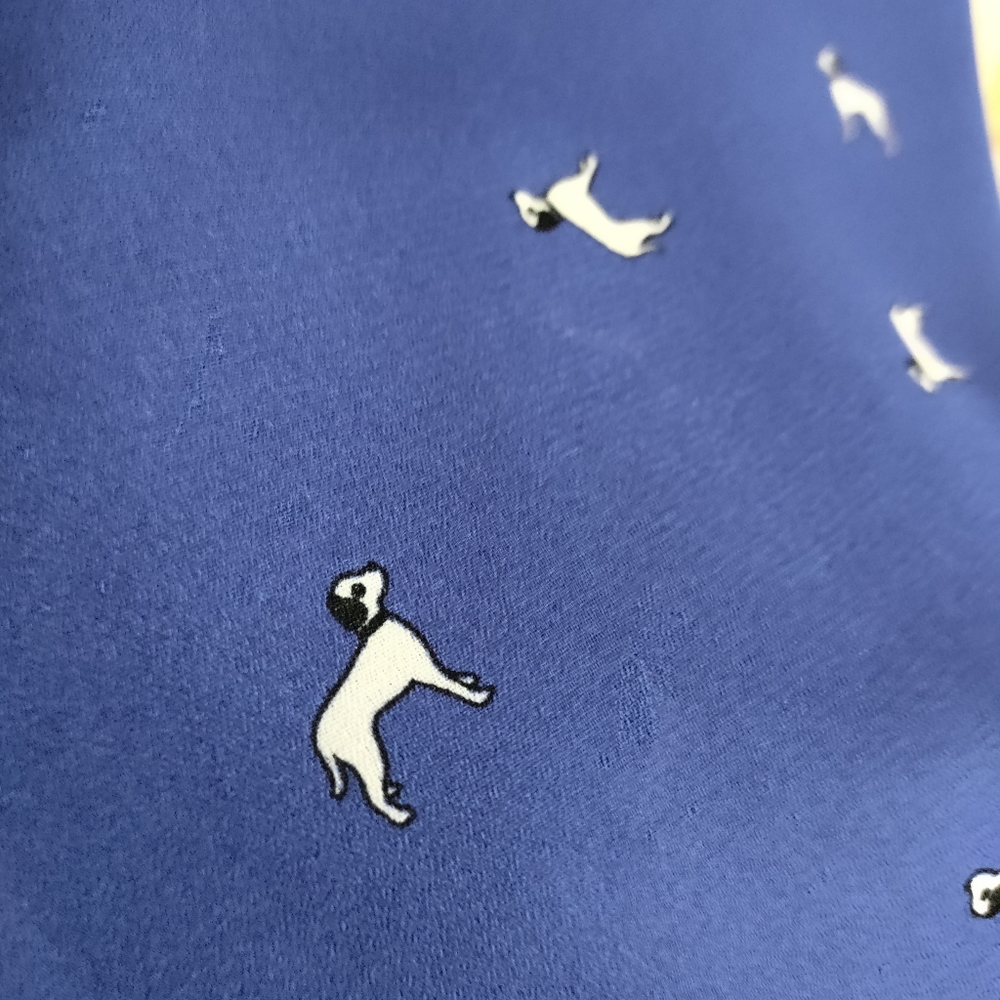 Blue blouse with dogs 🐕 - Picture 3 of 5